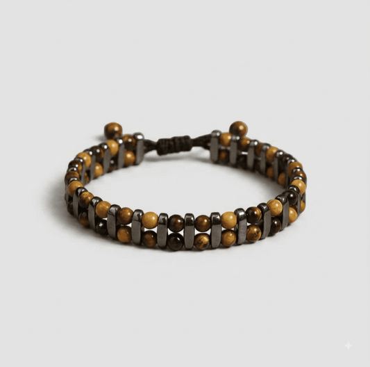 Natural Tiger's Eye Stone Bracelet Averon London
