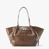 Adele | Leather Shopper Tote Bag
