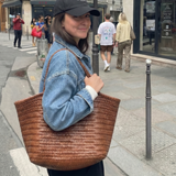 April | Woven Oversized Tote Bag
