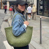 April | Woven Oversized Tote Bag