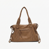 Arabell | Vintage Faux Leather Structured Tote Bag