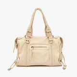 Arabell | Vintage Faux Leather Structured Tote Bag