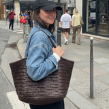 April | Woven Oversized Tote Bag