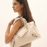 Arabell | Vintage Faux Leather Structured Tote Bag