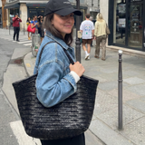 April | Woven Oversized Tote Bag