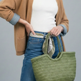 April | Woven Oversized Tote Bag