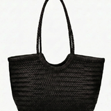 April | Woven Oversized Tote Bag
