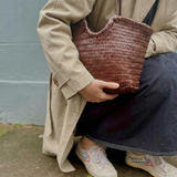 April | Woven Oversized Tote Bag