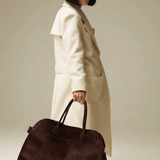 Henna | Suede Large Shopper Tote Bag