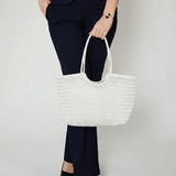 April | Woven Oversized Tote Bag