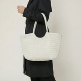 April | Woven Oversized Tote Bag