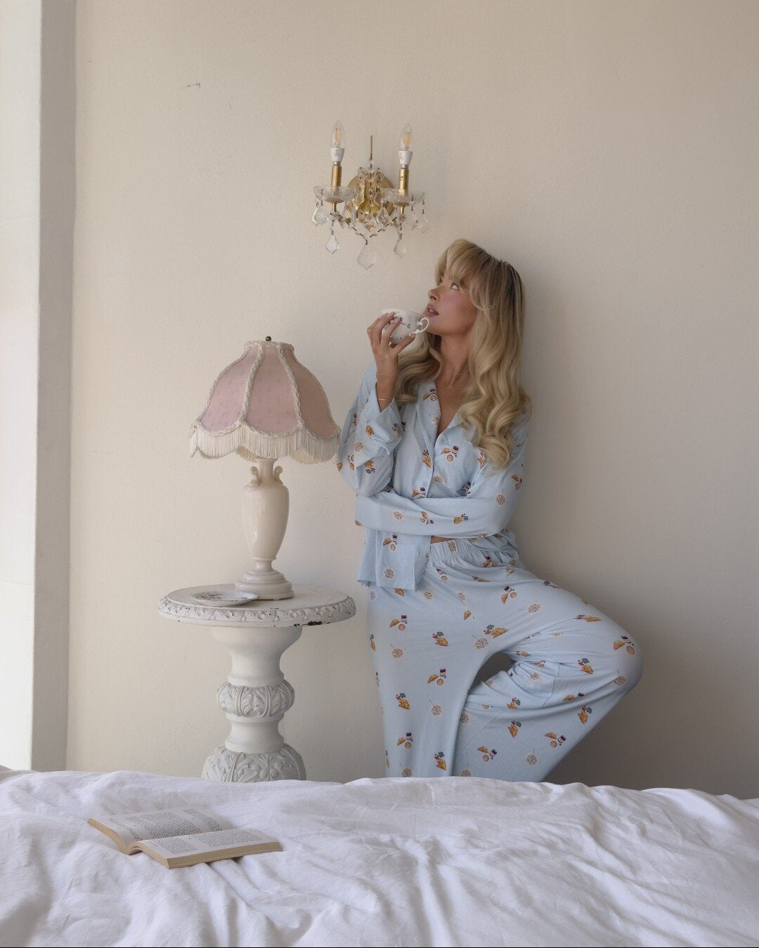 Nicole | Ensemble de Pyjama Douillet Imprimé pour Femme
