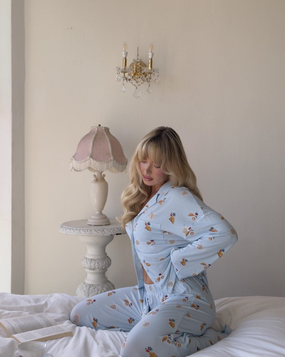 Nicole | Ensemble de Pyjama Douillet Imprimé pour Femme