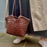April | Woven Oversized Tote Bag