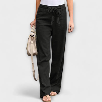 Loreen - Pantaloni leggeri in lino