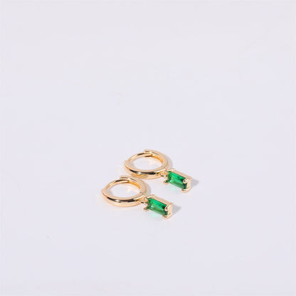 Bella Birthstone Huggies Earrings