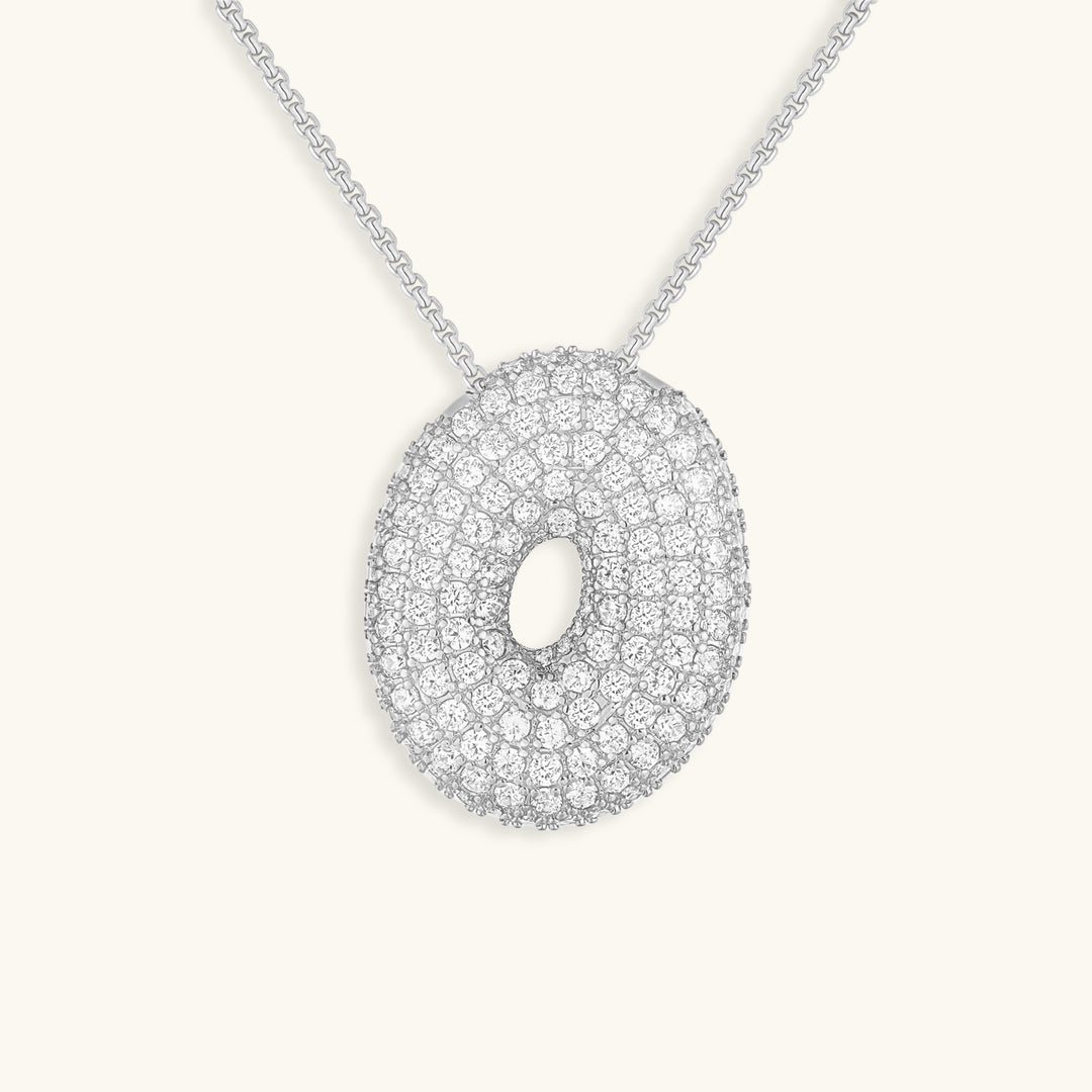 Hailey Bubble Initial Necklace