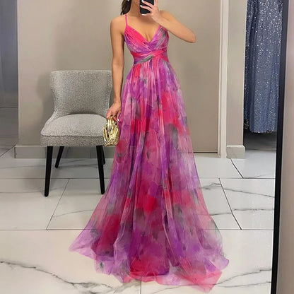 Giselle | Lovely floral print maxi dress