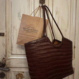 April | Woven Oversized Tote Bag