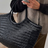 April | Woven Oversized Tote Bag