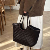 April | Woven Oversized Tote Bag