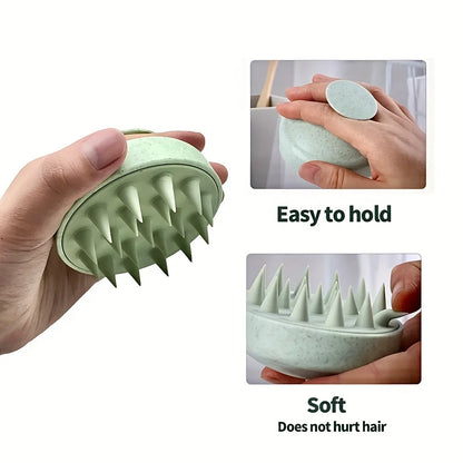 AV™ Silicone Shampoo Brush Body Massage Brush
