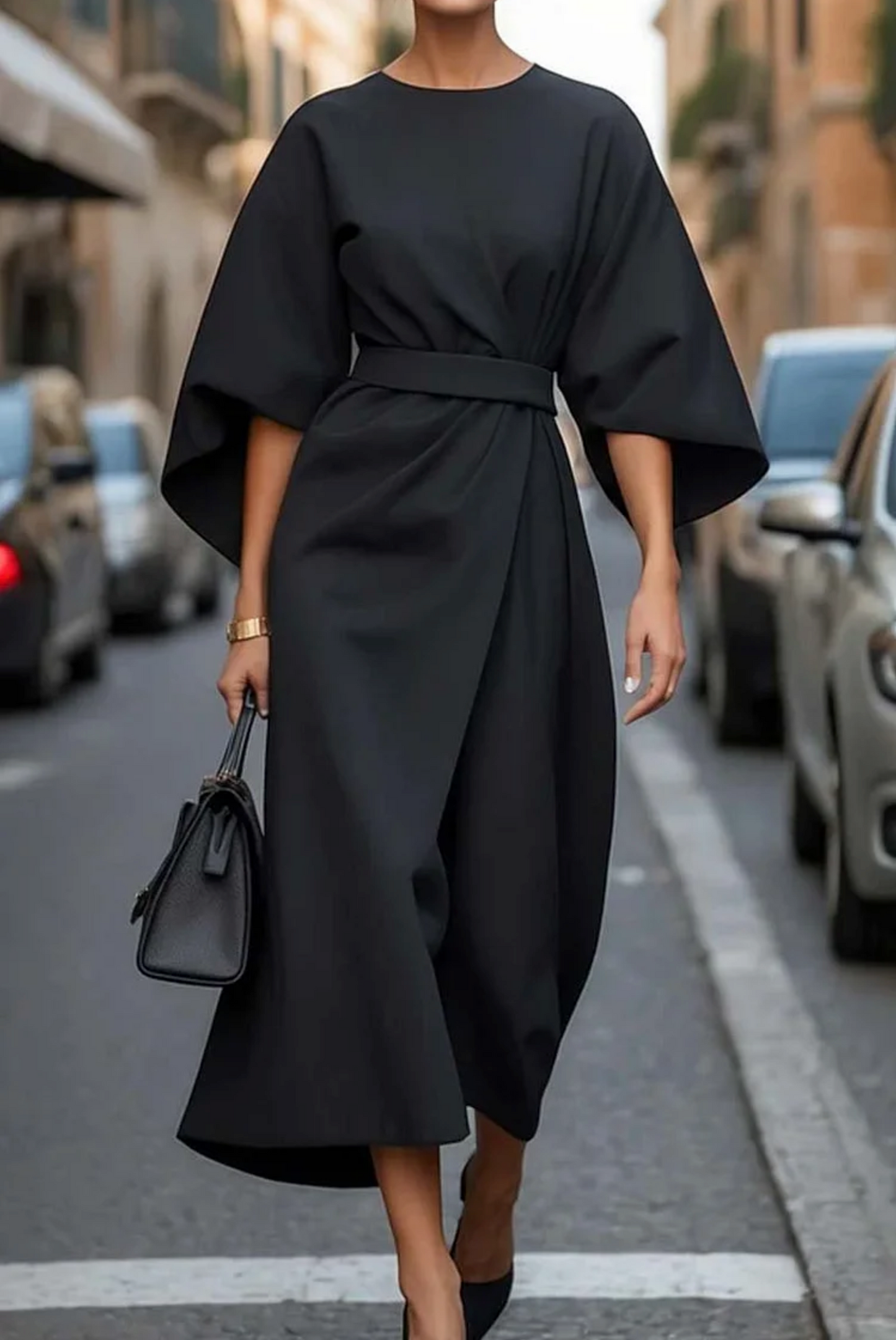 Keira - Eleagnt Sleeve Summer Maxi Dress