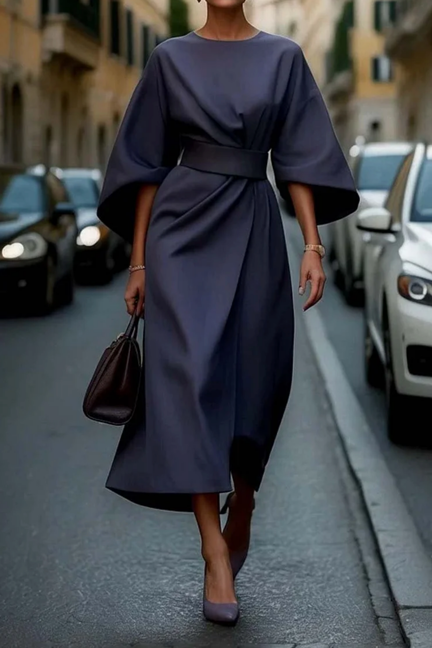 Keira - Eleagnt Sleeve Summer Maxi Dress