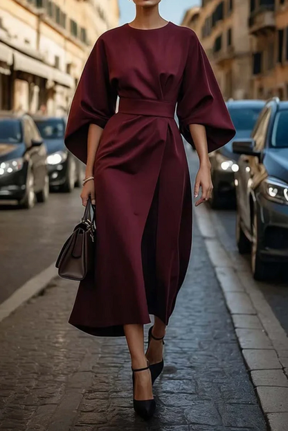 Keira - Eleagnt Sleeve Summer Maxi Dress