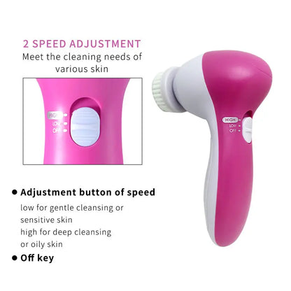 Averon™  Electric Facial Cleaner 5 IN 1