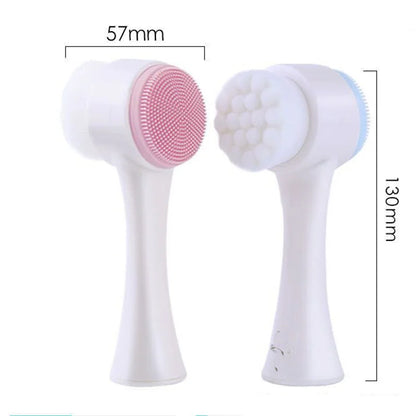 Averon™3D Double Silicone Facial Cleansing Brush