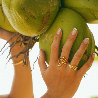 Dune Twist Ring