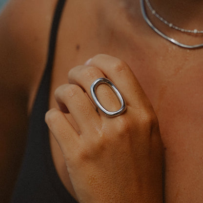 Moonwave Ring