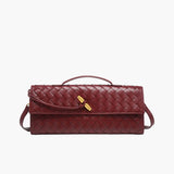 Alba | Woven Structured Shoulder Bag