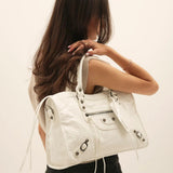 Arabell | Vintage Faux Leather Structured Tote Bag