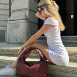 Curlew | Woven Large Shoulder Bag