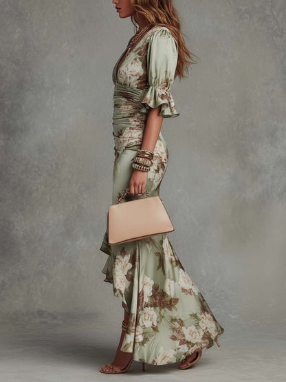 Abito Maxi Floreale — Romanticismo, freschezza ed eleganza in movimento
