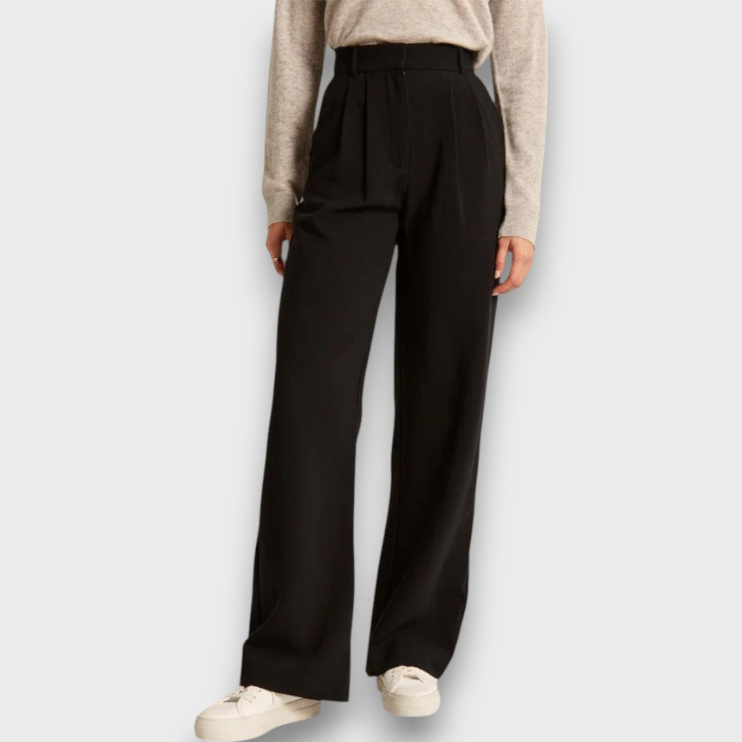 Alva – Pantaloni larghi con vita alta