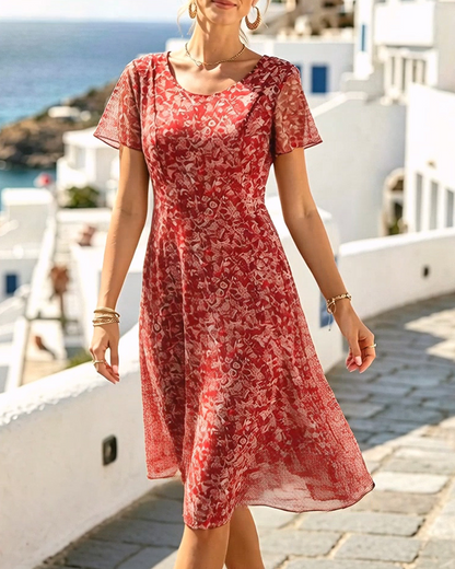 Ana | Vestito midi floreale morbido e leggero