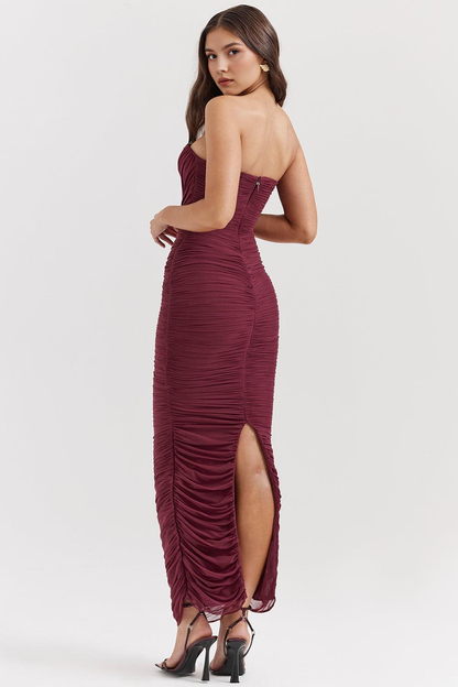 Amaris | Mesh maxi dress