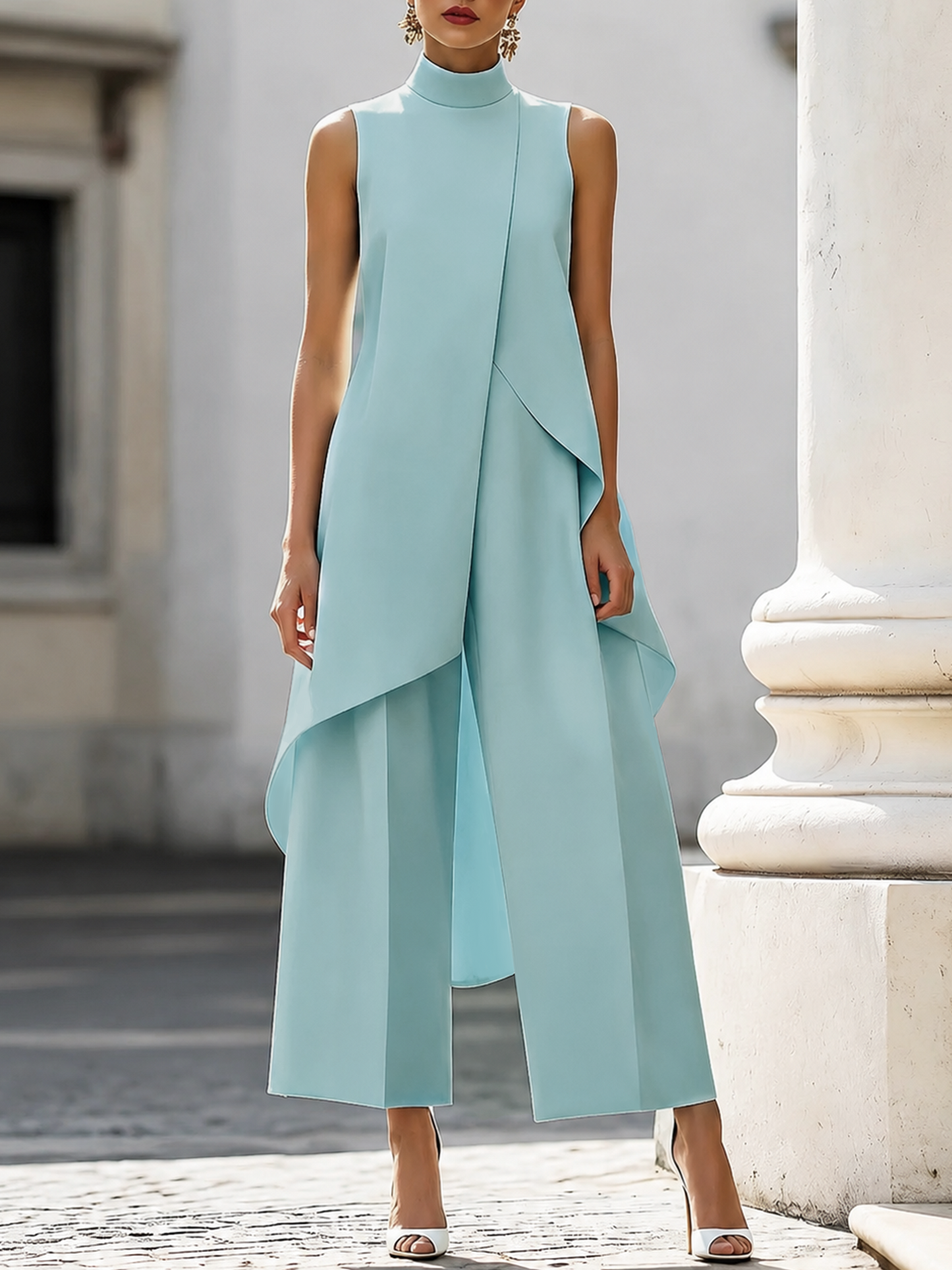 Martina - Elegant flowing long jumpsuit