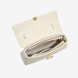 Cassy Elegant Vegan Leather Crossbody Bag with Removable Strap