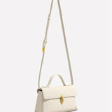 Cassy Elegant Vegan Leather Crossbody Bag with Removable Strap