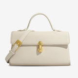 Cassy Elegant Vegan Leather Crossbody Bag with Removable Strap