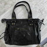 Arabell | Vintage Faux Leather Structured Tote Bag